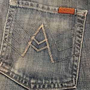 7 For All Man Kind Jeans “A” Pocket 33
